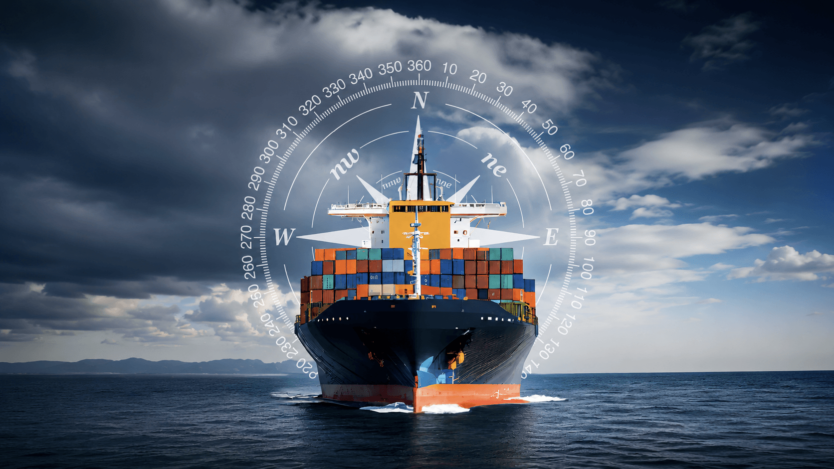 Maritime compass and vessel